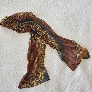 Coach 100% silk scarf